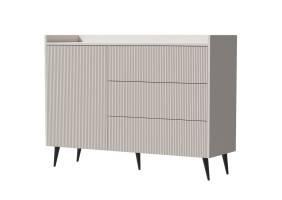 Комод ADEMO REG 4 126х92х41 кашемир / кашемир