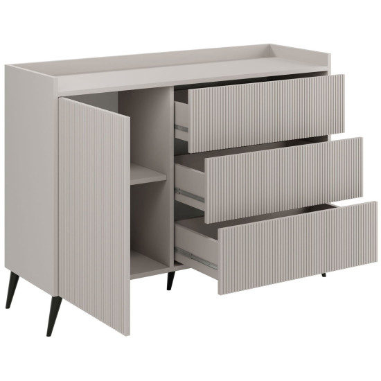 Комод ADEMO REG 4 126х92х41 кашемир / кашемир 2