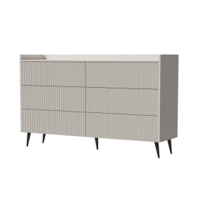 Комод ADEMO REG 3 150х92х41 кашемир / кашемир