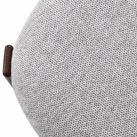 Полубарный стул NOMI H-1 орех металл / бежевая ткань 6