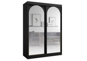 Шкаф-купе MODIN 150 150х215х65 черный / золотой