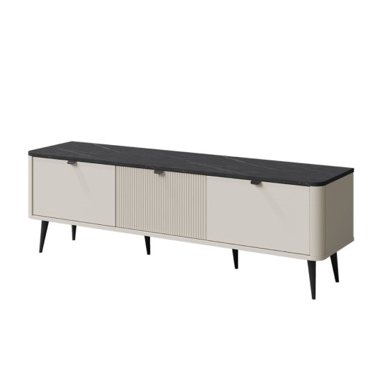 Тумба под телевизор MARLY REG 13 160х52х40 кашемир / серый 1