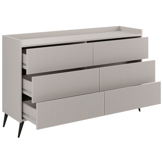 Комод ADEMO REG 3 150х92х41 кашемір / кашемір 3