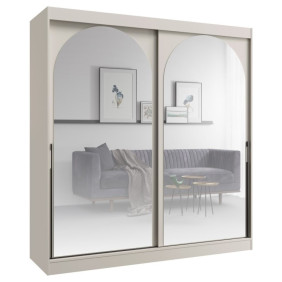 Шкаф-купе MODIN 200 200х215х65 кашемир / черный