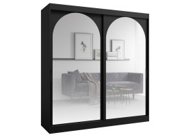 Шкаф-купе MODIN 200 200х215х65 черный / черный