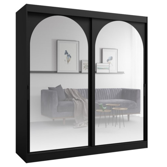 Шкаф-купе MODIN 200 200х215х65 черный / черный 1