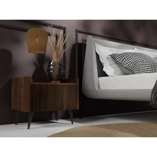 Тумба прикроватная ADEMO REG 8 52х45х41 орех / орех 4