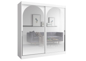 Шафа-купе MODIN 200 200х215х65 білий / чорний