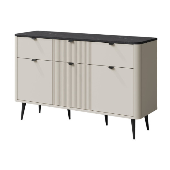 Комод MARLY REG 10 130х82х40 кашемір / сірий 1