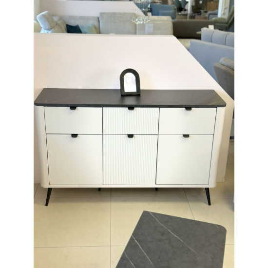 Комод MARLY REG 10 130х82х40 кашемір / сірий 7