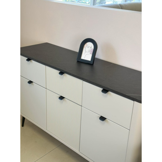 Комод MARLY REG 10 130х82х40 кашемір / сірий 8