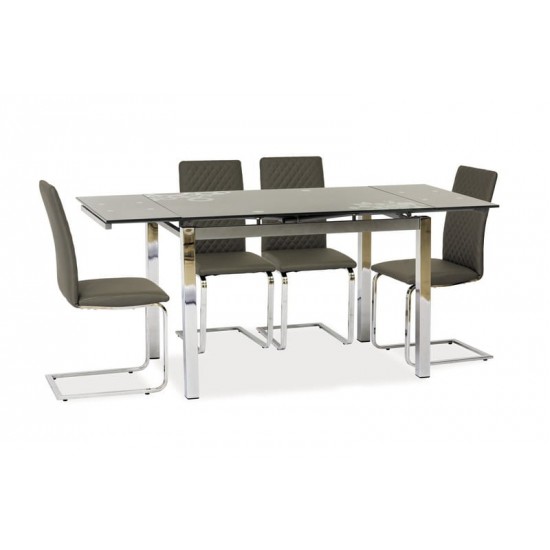 Стол обеденный раскладной GD-017 110(170)x74 Серый GD017S 3