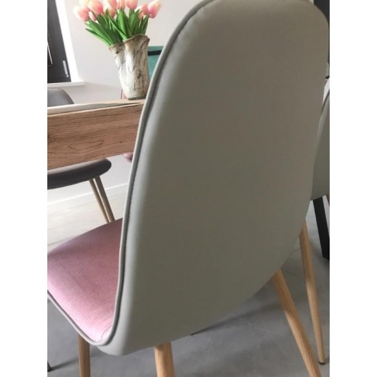 Стул Dual Розовый / Дуб DUALR 2