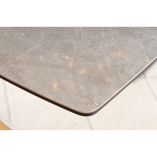 Стол обеденный раскладной Cortez Ceramic 90X160(210) Серый Эффект мрамора CORTEZCSZAT160 14