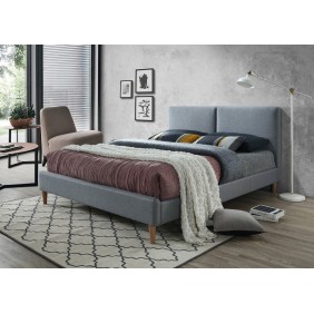 Двоспальне ліжко Acoma 160X200 Сірий ACOMA160SZD