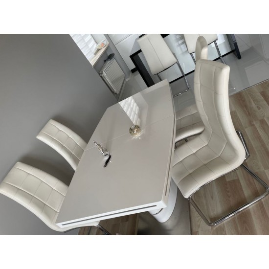 Стол обеденный раскладной Fano 160(220)х90 Белый FANOB 2