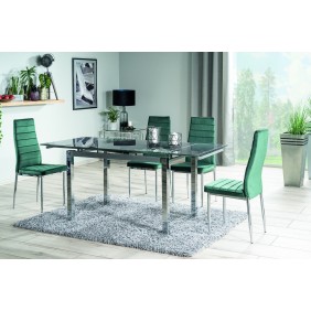 Стол обеденный раскладной GD-017 110(170)x74 Черный GD017