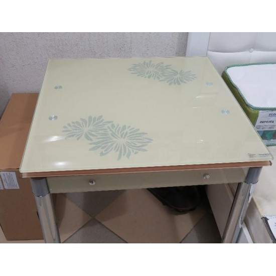 Стол обеденный раскладной GD-082 80(131)x80 Крем GD082K 5