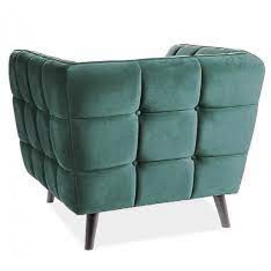 Кресло Castello Velvet 1 Зеленый CASTELLO1V78 4