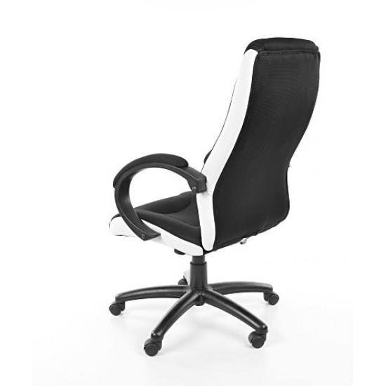 Компьютерное кресло поворотное Q-041 Черный / Белый OBRQ041 2