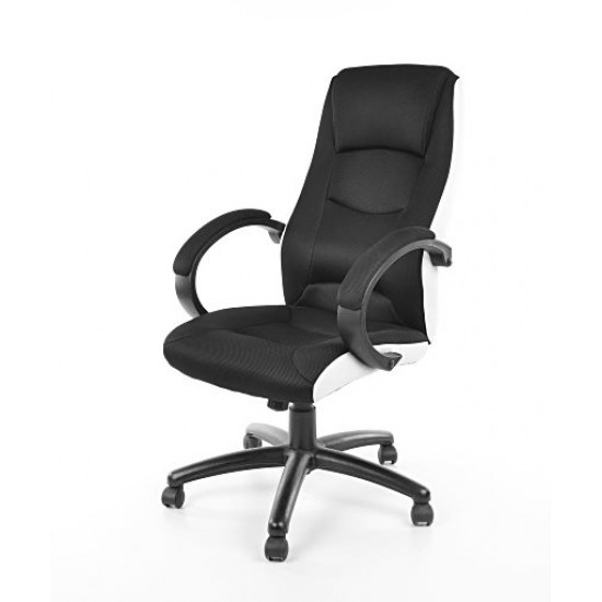 Компьютерное кресло поворотное Q-041 Черный / Белый OBRQ041 4