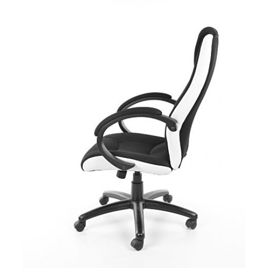 Компьютерное кресло поворотное Q-041 Черный / Белый OBRQ041 3