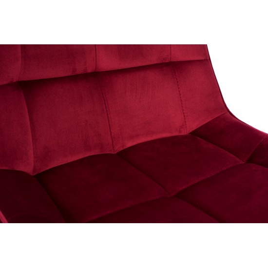 Стул Chic Velvet Бордовый / Черный CHICVCBO 4