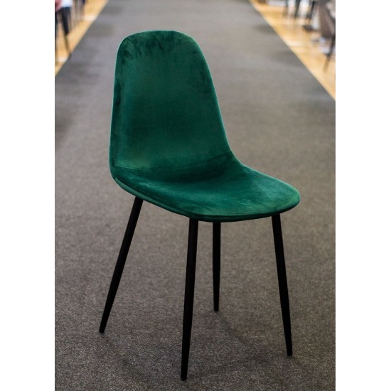 Стул Fox Velvet Зеленый / Черный FOXVCZ 2