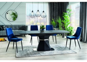 Стол обеденный раскладной Cortez 160(210)x90 см Серый / Антрацит (CORTEZAT160) CORTEZAT160