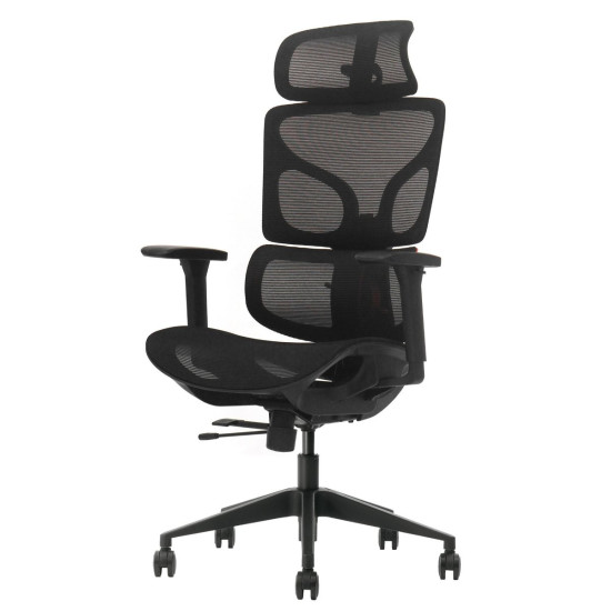 Кресло офисное MARKUS черная сетка / черный каркас 4