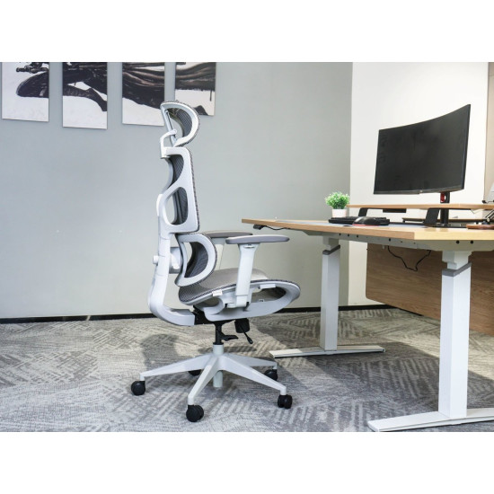 Кресло офисное MARKUS серая сетка / серый каркас 7