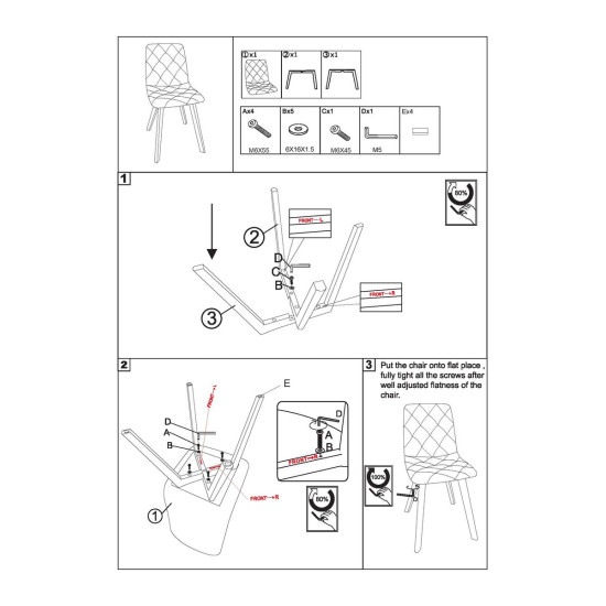 Стілець ANETTE каркас дерево / Темний беж 7