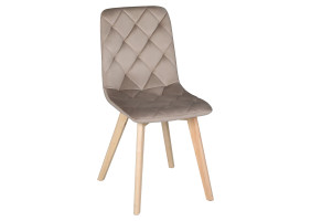 Стілець ANETTE каркас дерево / Темний беж