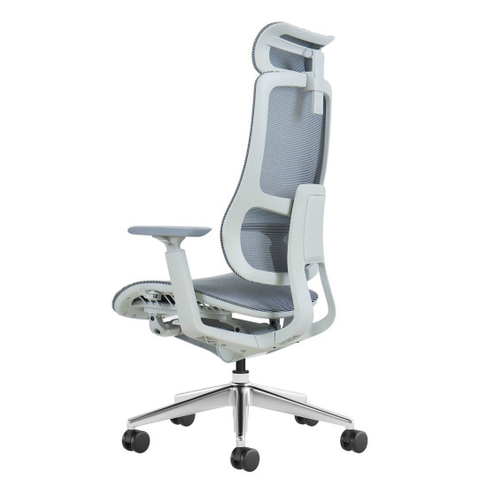 Кресло офисное MERYL серая сетка / алюминий 3