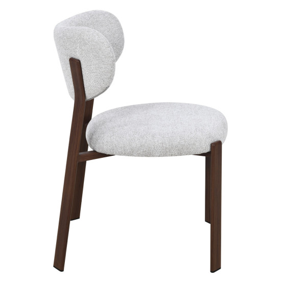 Кухонный стул NOMI орех металл/бежевая ткань 3