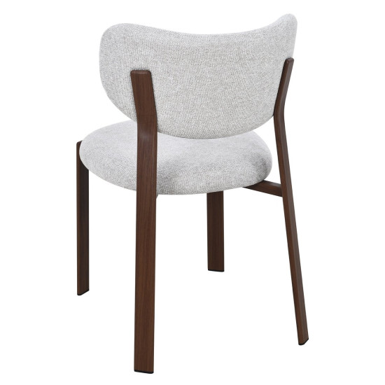 Кухонный стул NOMI орех металл/бежевая ткань 4