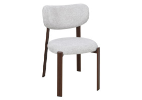 Кухонный стул NOMI орех металл/бежевая ткань