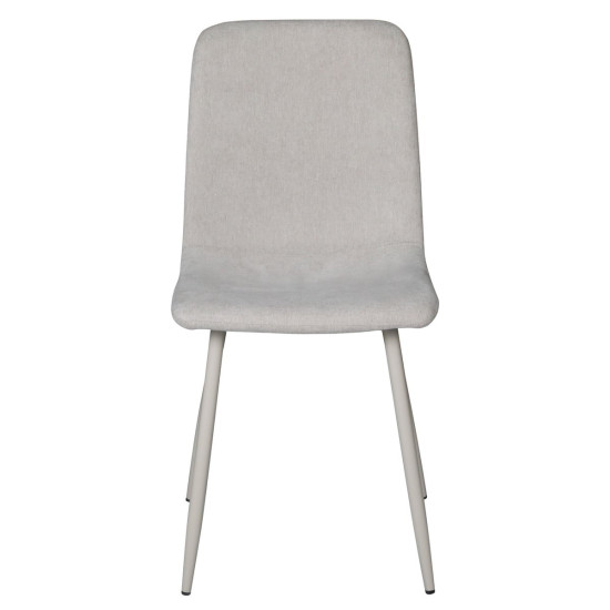 Стілець кухонний TERA Кашемір каркас / Світло-сірий тканина 2