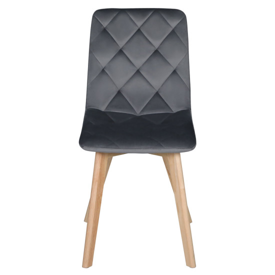 Стул ANETTE каркас дерево / Серый 2