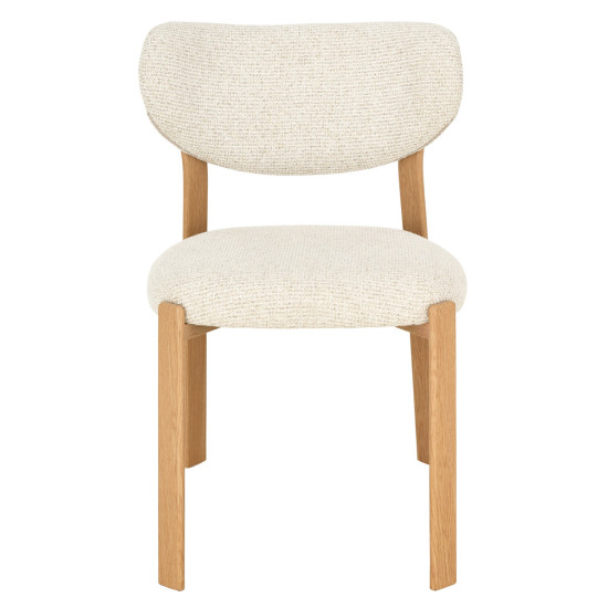 Кухонный стул NOMI дуб металл/бежевая ткань 2