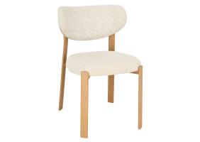 Кухонный стул NOMI дуб металл/бежевая ткань