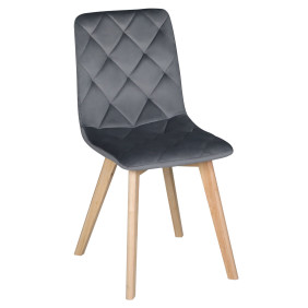 Стул ANETTE каркас дерево / Серый