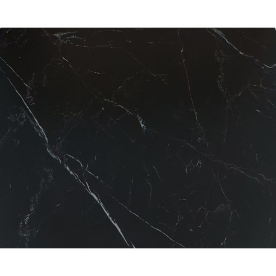 Стіл обідній розкладний AVENTO CERAMIC 80(130)*80 чорний / чорний 4