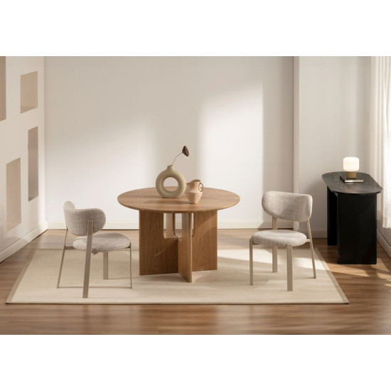 Кухонный стул NOMI каркас из кашемира / бежевая ткань 9