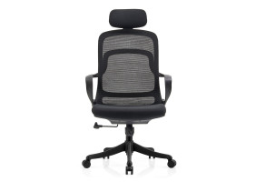 Крісло комп'ютерне COLE чорне/чорний каркас