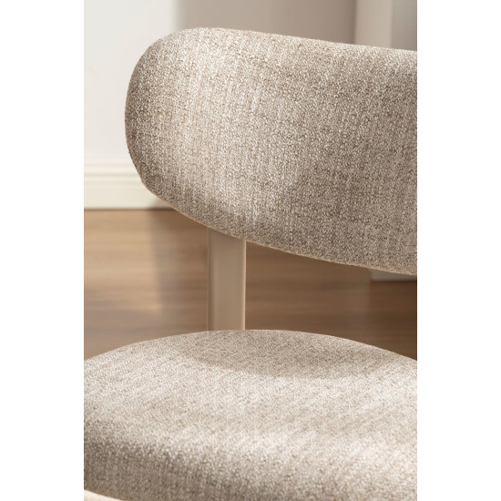 Кухонный стул NOMI каркас из кашемира / бежевая ткань 6