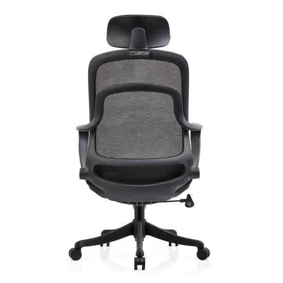 Крісло комп'ютерне COLE чорне/чорний каркас 3