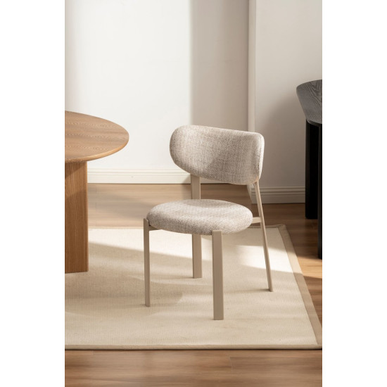 Кухонный стул NOMI каркас из кашемира / бежевая ткань 7