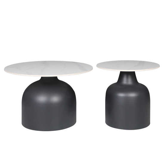 Журнальный столик MONTANA Белый глянец / Черный (к-кт) 5