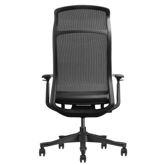 Крісло офісне LUCAS чорна сітка / чорний каркас 5